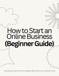 How to Start an Online Business (Beginner Guide)